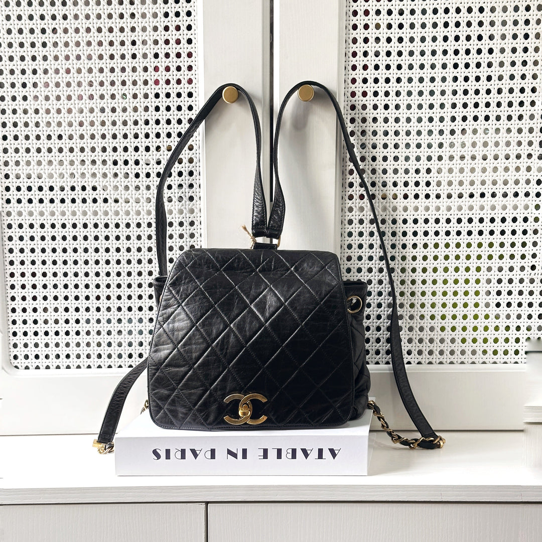 Chanel vintage CC mini backpack