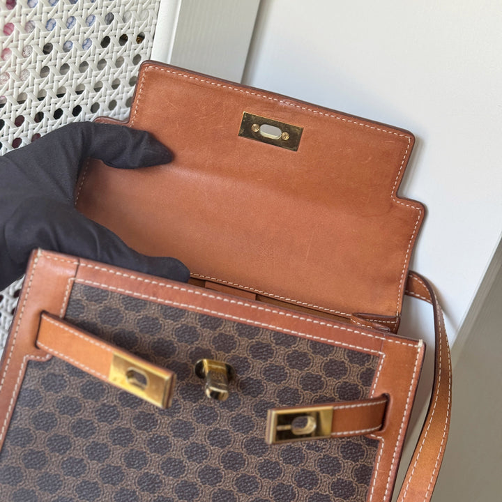 Celine vintage kelly crossbody bag