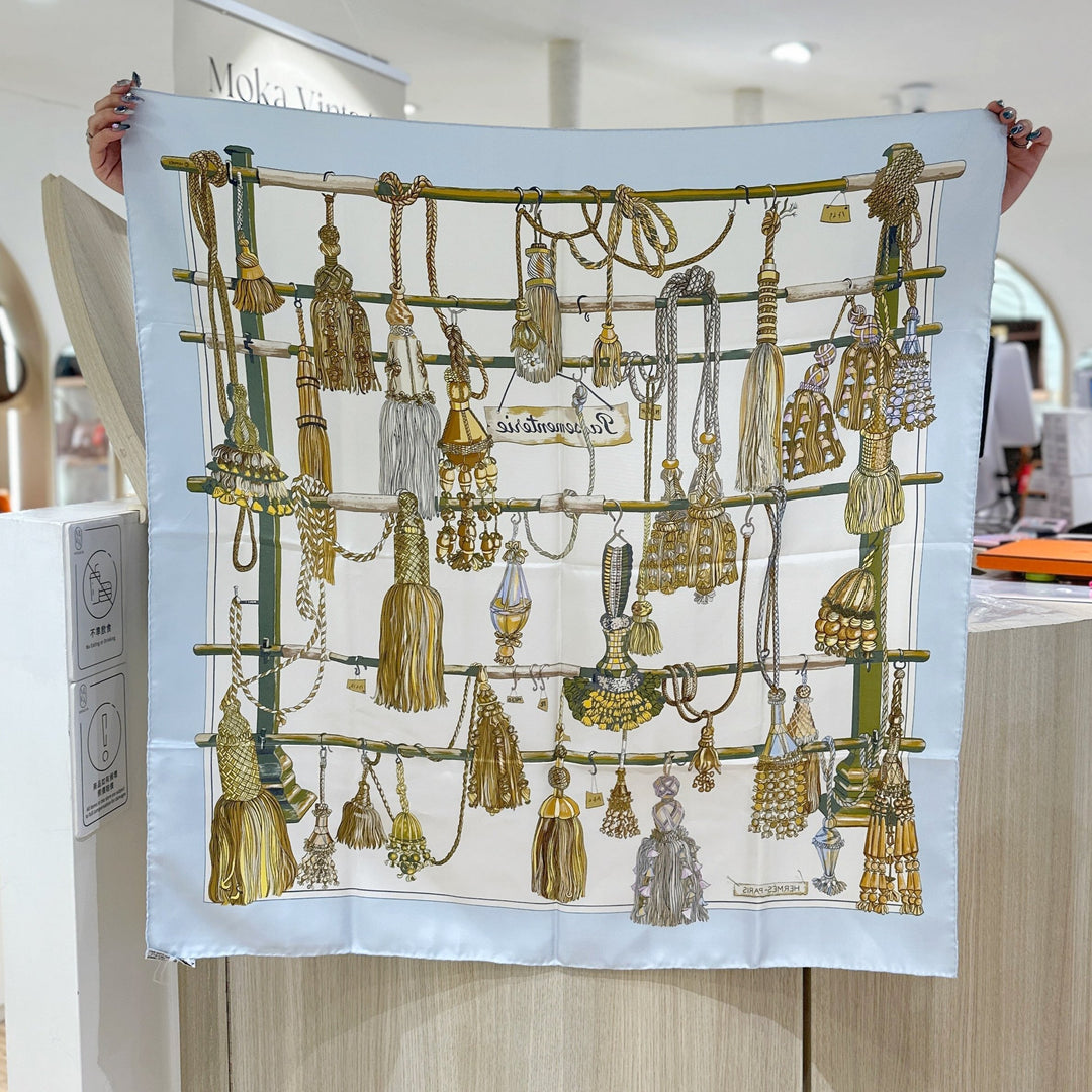 Hermes vintage silk scarf