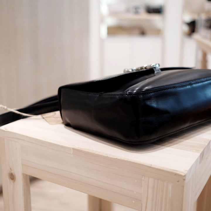 Cartier vintage panther logos shoulder bag