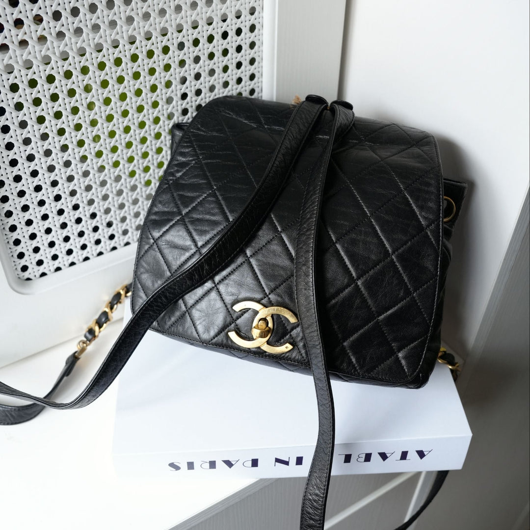 Chanel vintage CC mini backpack