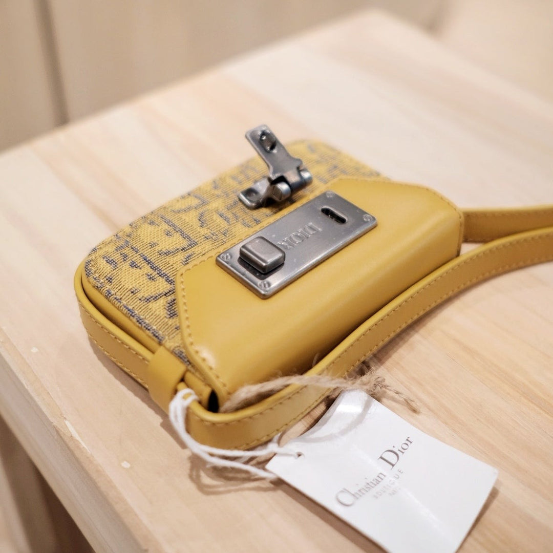 Dior nano pouch on strap