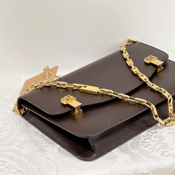 Celine vintage box chain bag