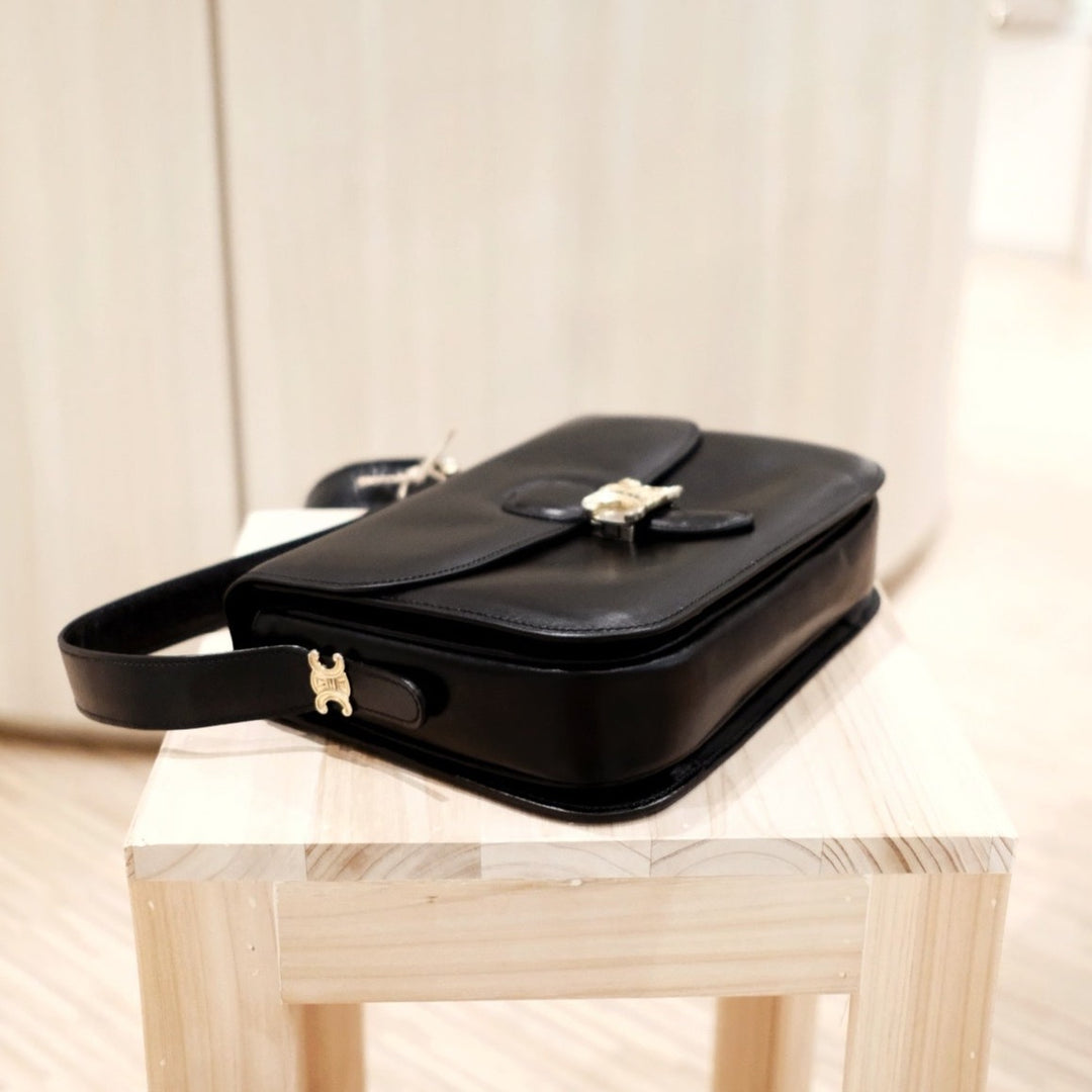 Celine vintage medium triomphe box bag