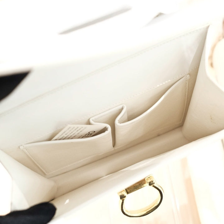 Celine vintage double flap leather handbag