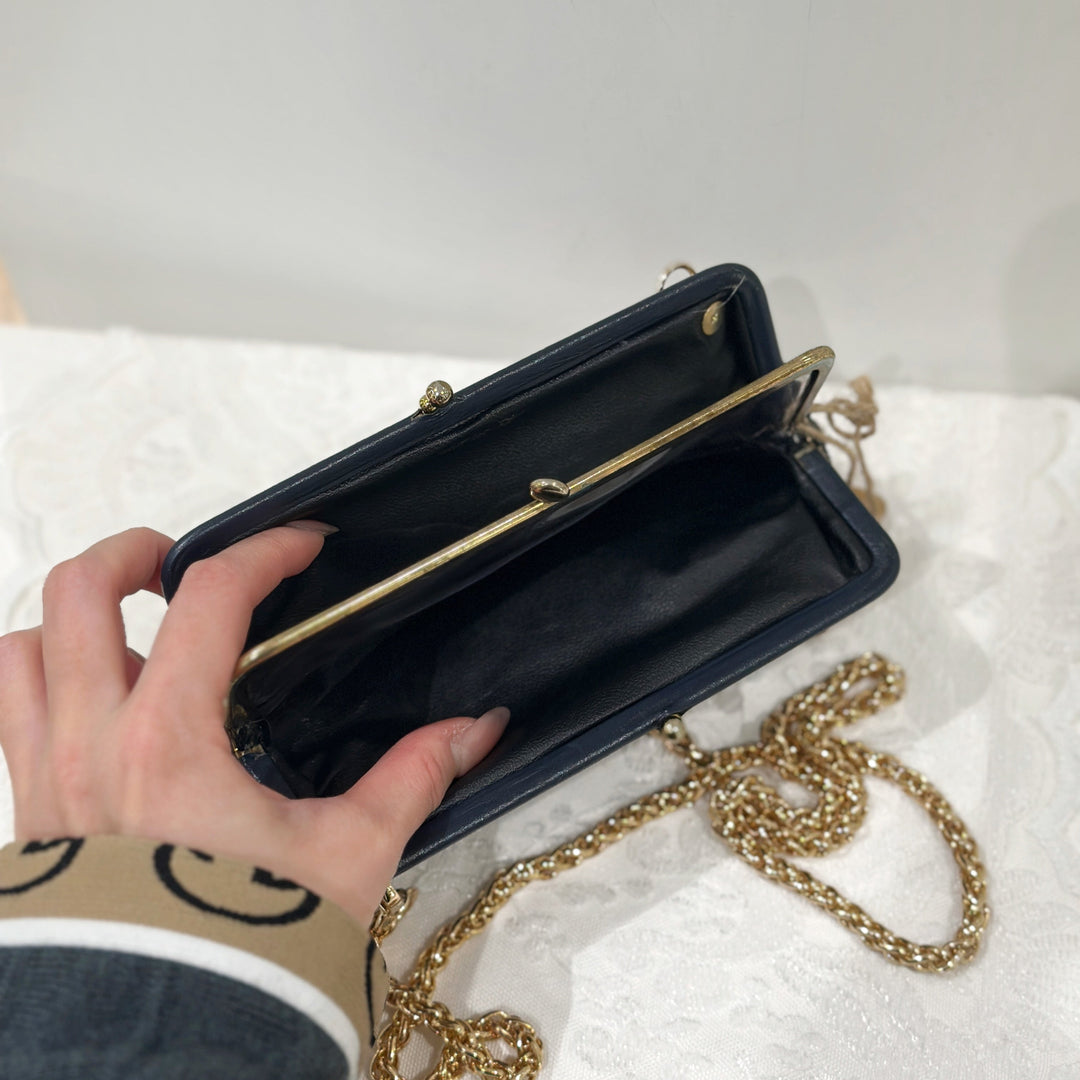 Dior vintage cutch+chain