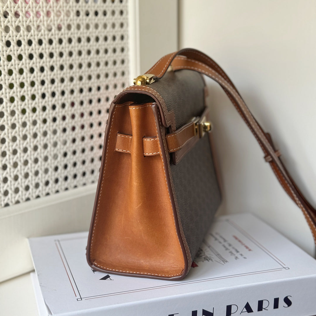 Celine vintage kelly crossbody bag