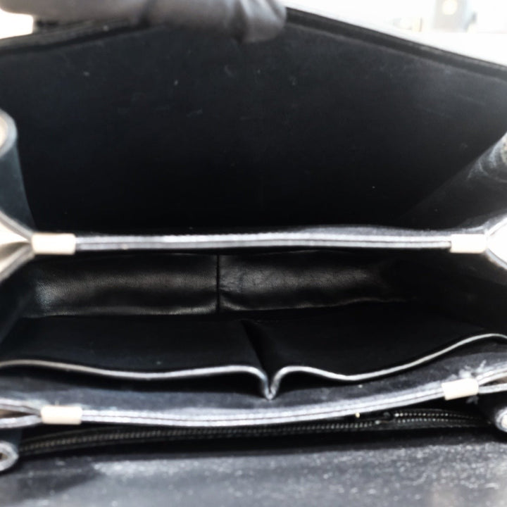 Celine vintage medium triomphe box shoulder bag