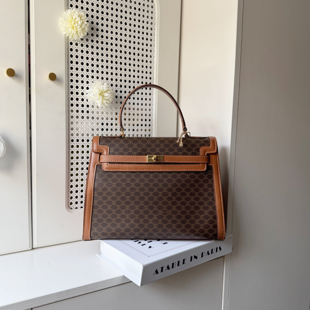 Celine vintage kelly handbag
