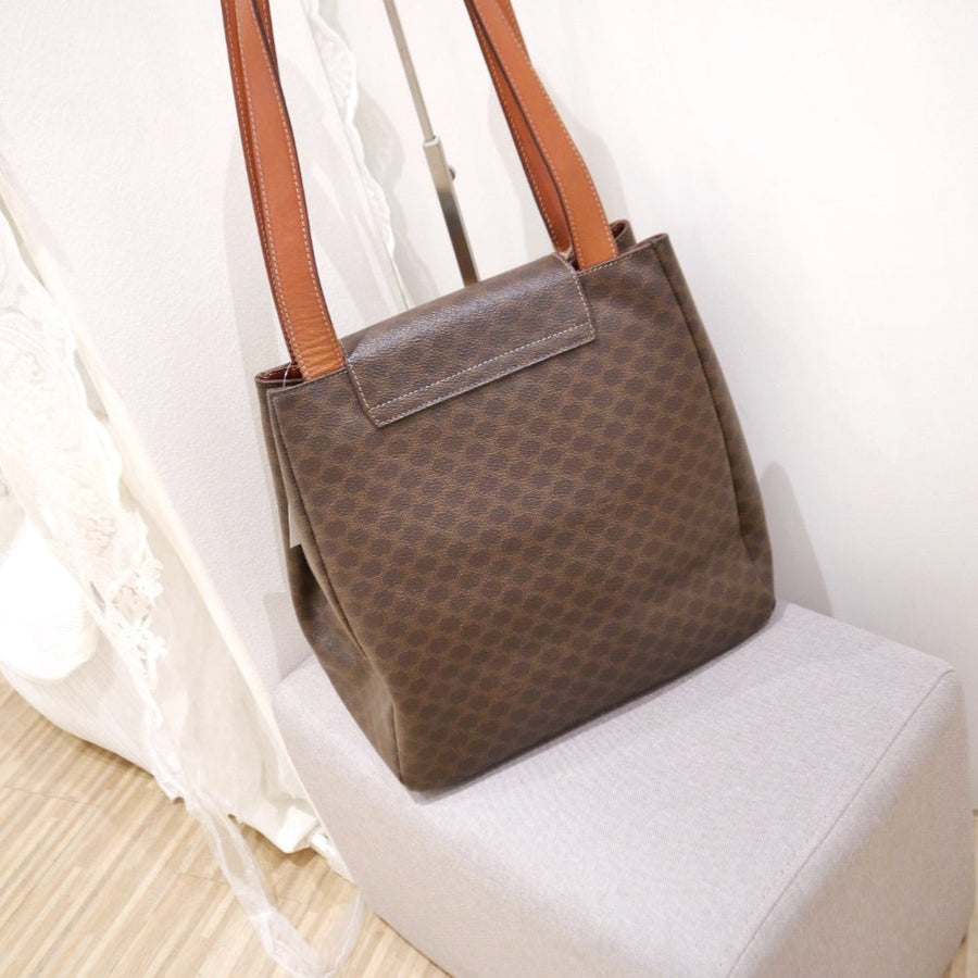 Celine vintage macadam tote bag