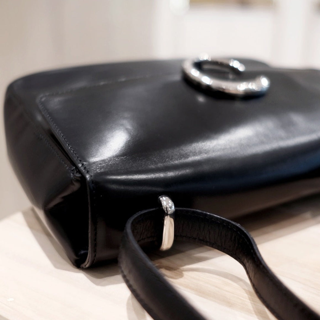 Cartier vintage panther logos shoulder bag