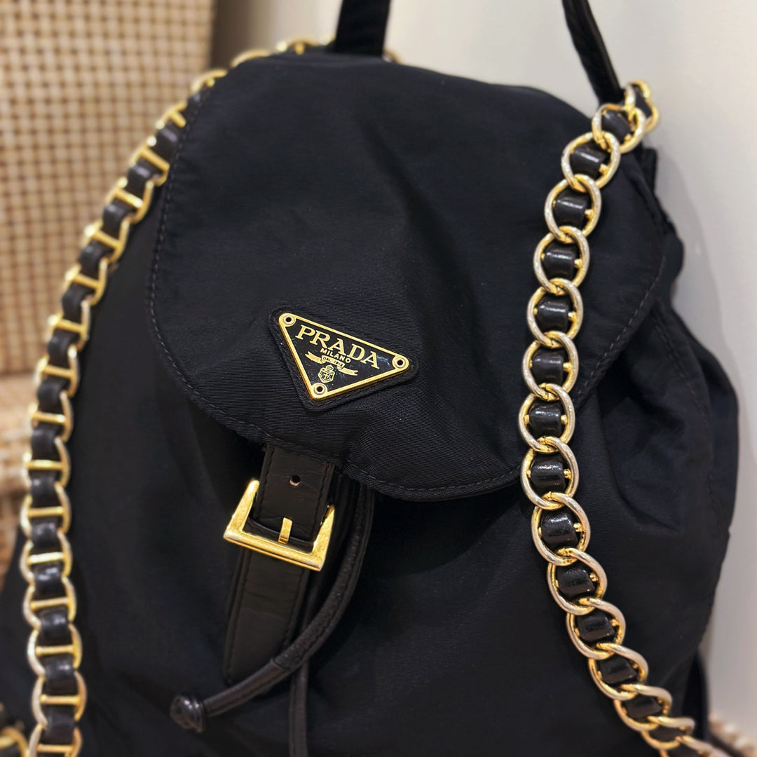 Prada vintage nylon backpack