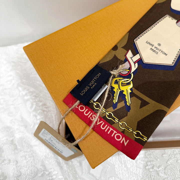 Louis Vuitton Silk Scarf From the 2022 Black Collection