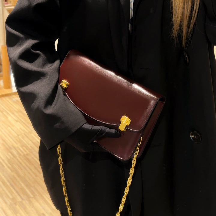 Celine vintage box chain bag