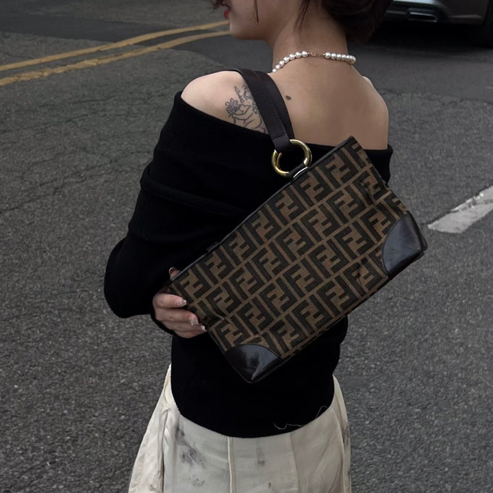 Fendi vintage FF logo tote bag