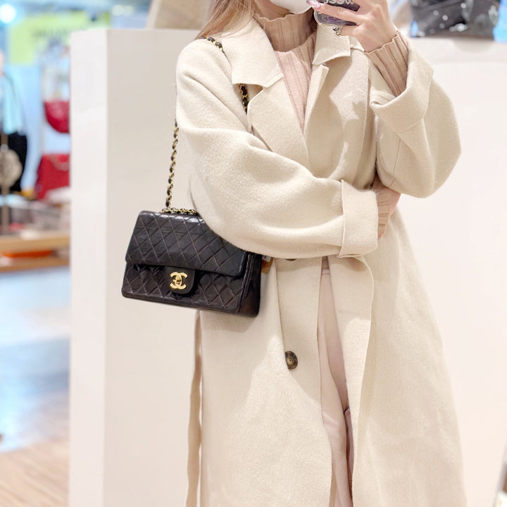 Chanel vintage class flap bag(brown)