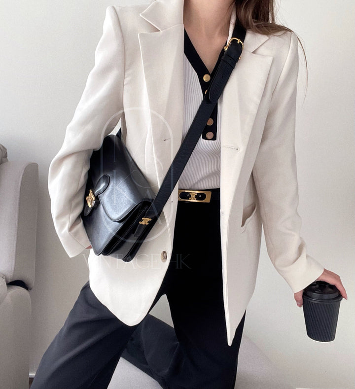 Celine vintage medium triomphe box bag