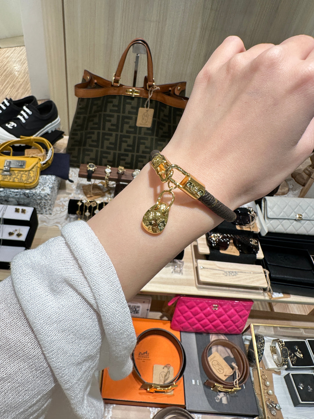 Louis Vuitton leather handmade accessories