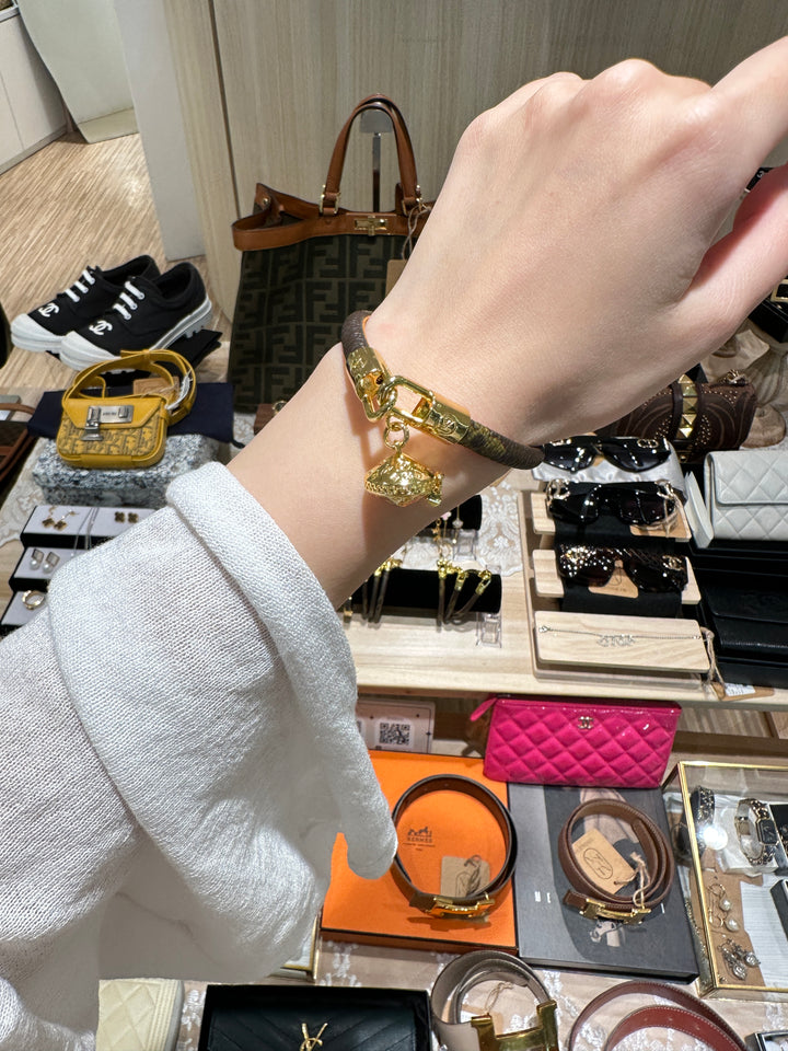 Louis Vuitton leather handmade accessories