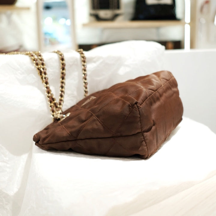 Prada vintage nylon chain bag