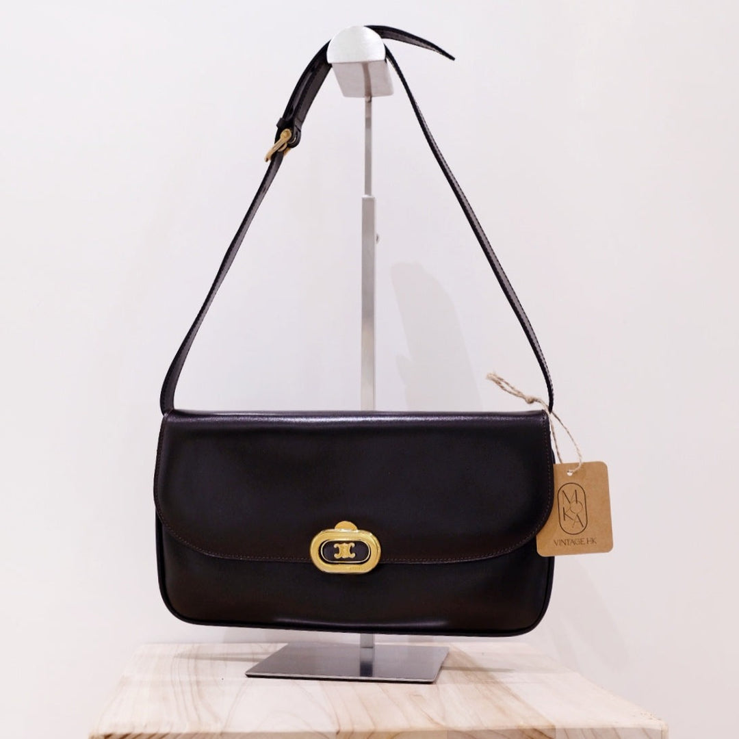 Celine Box Shoulder Bag (Brown)