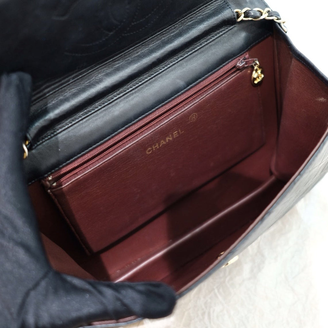 Chanel vintage woc flap chain bag