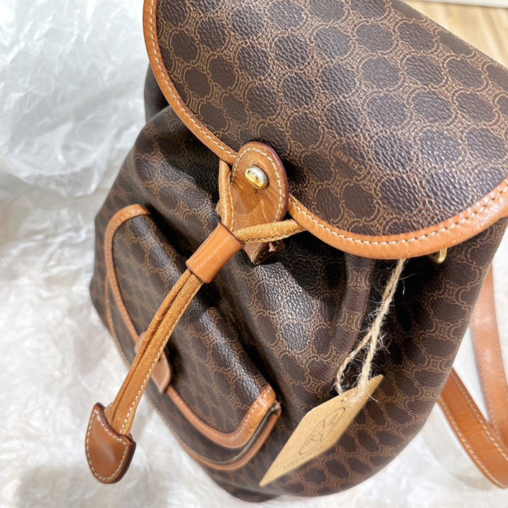 Celine vintage macadam backpack