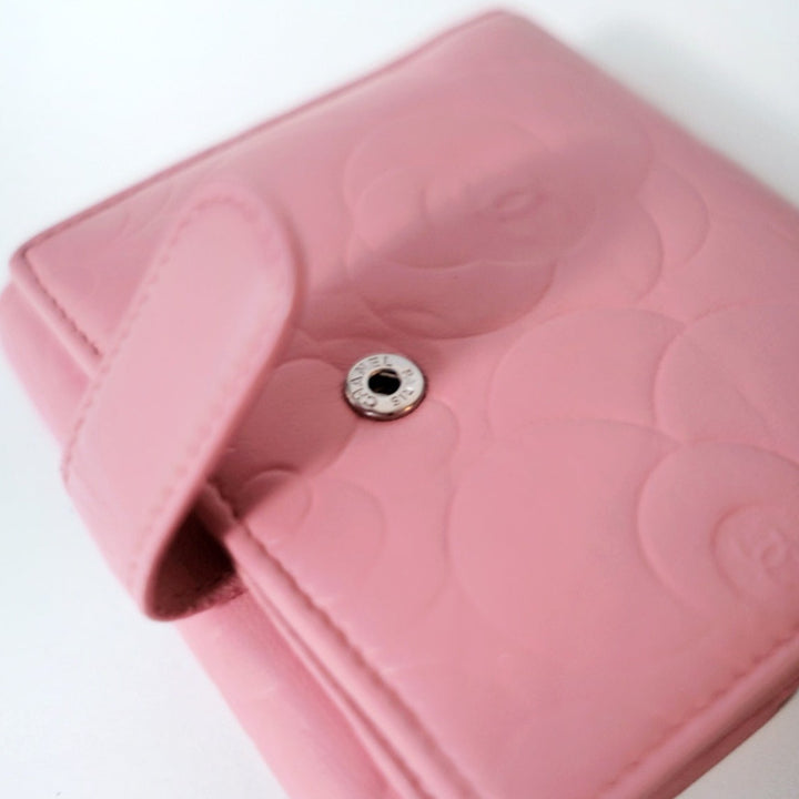 Chanel lambskin short wallet