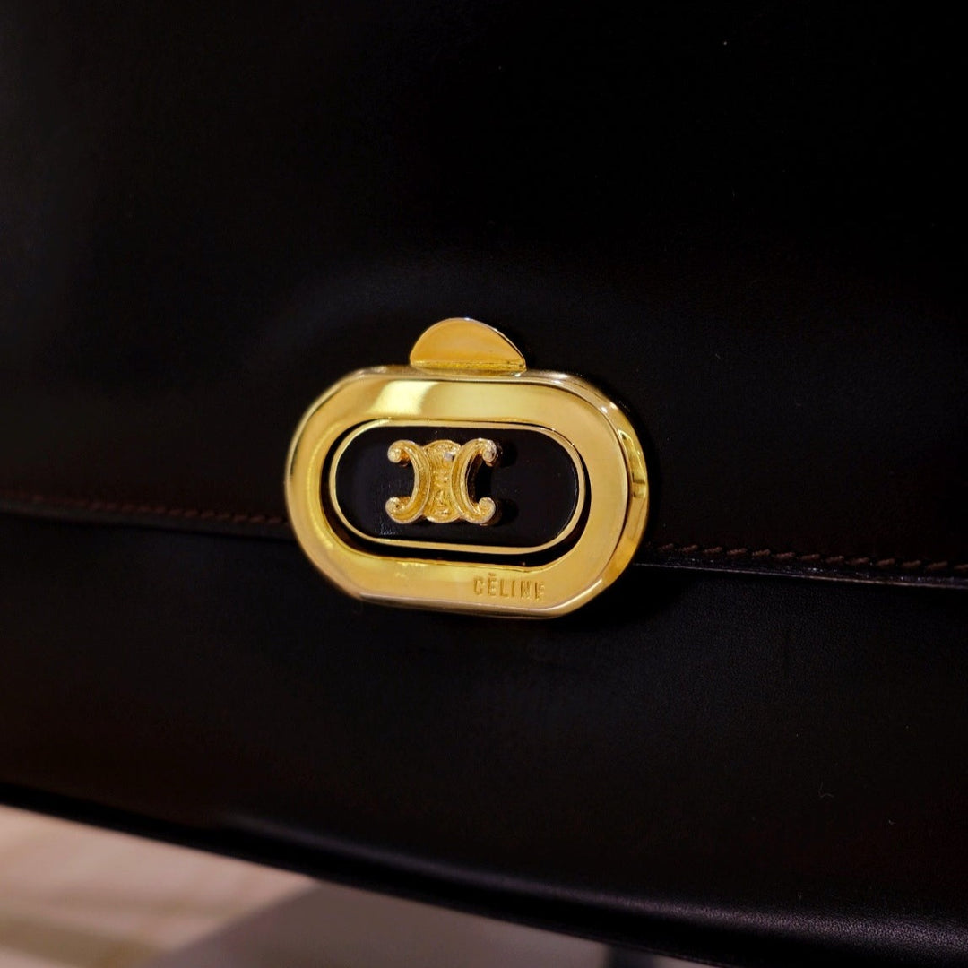 Celine Box Shoulder Bag (Brown)