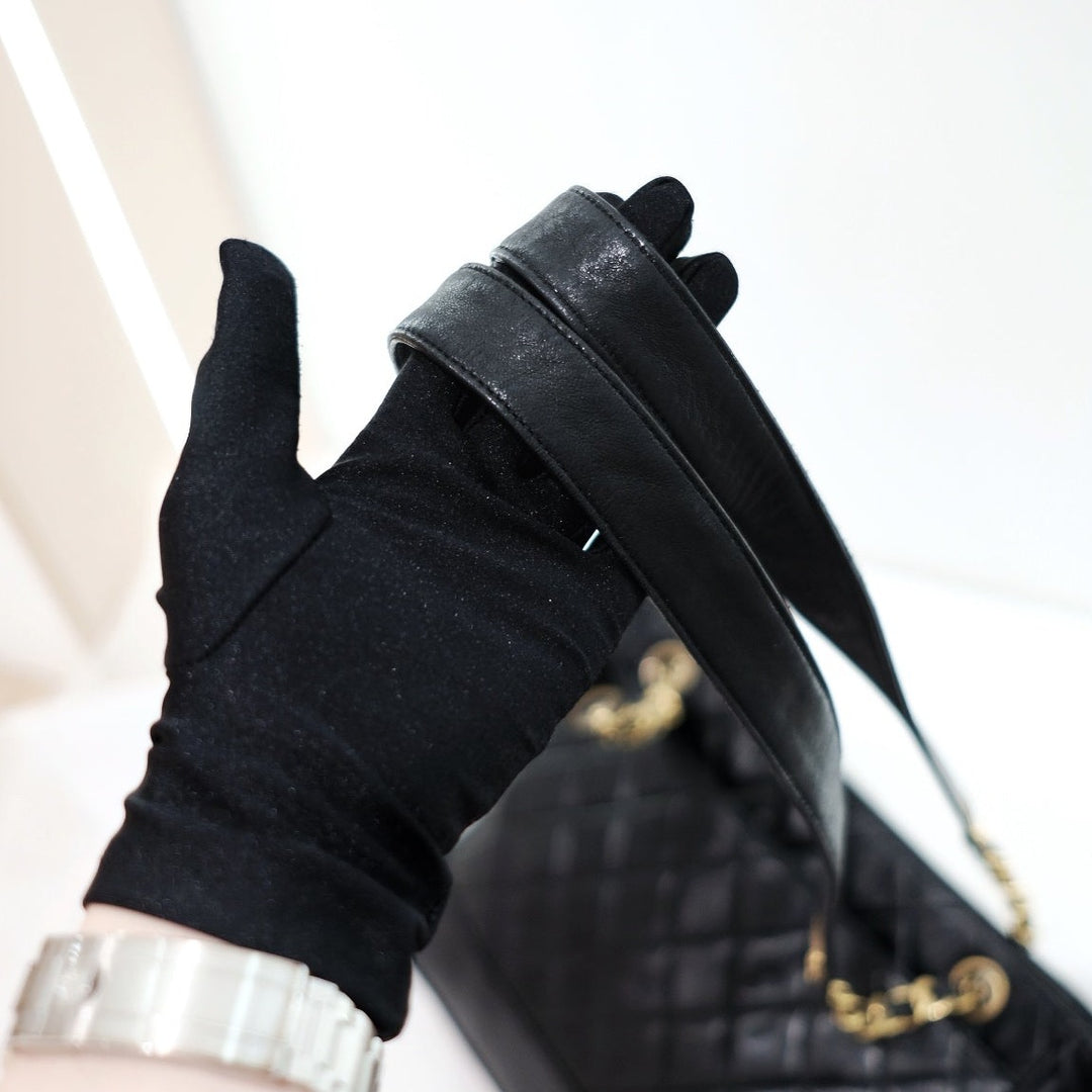 Chanel vintage lambskin tote bag