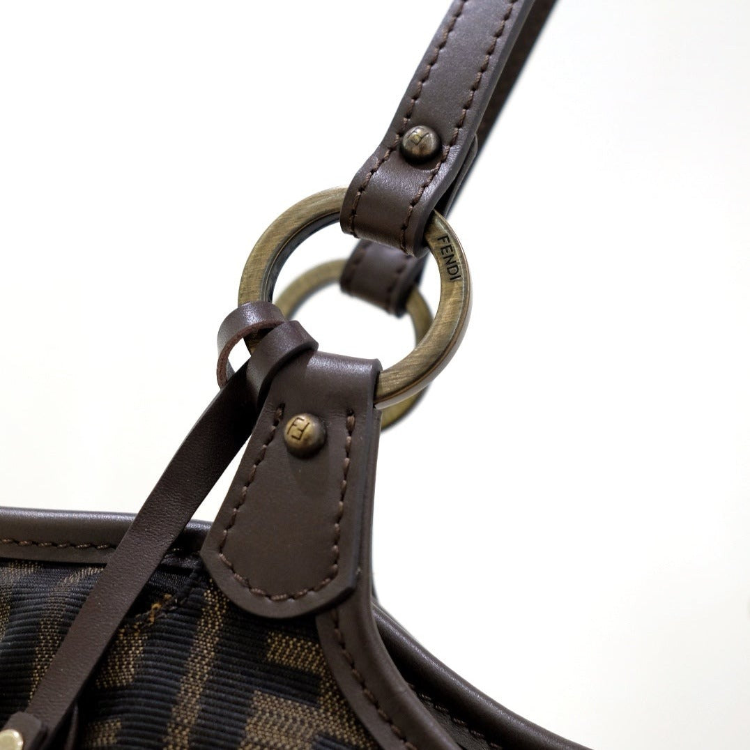 Fendi zucca canvas tote bag