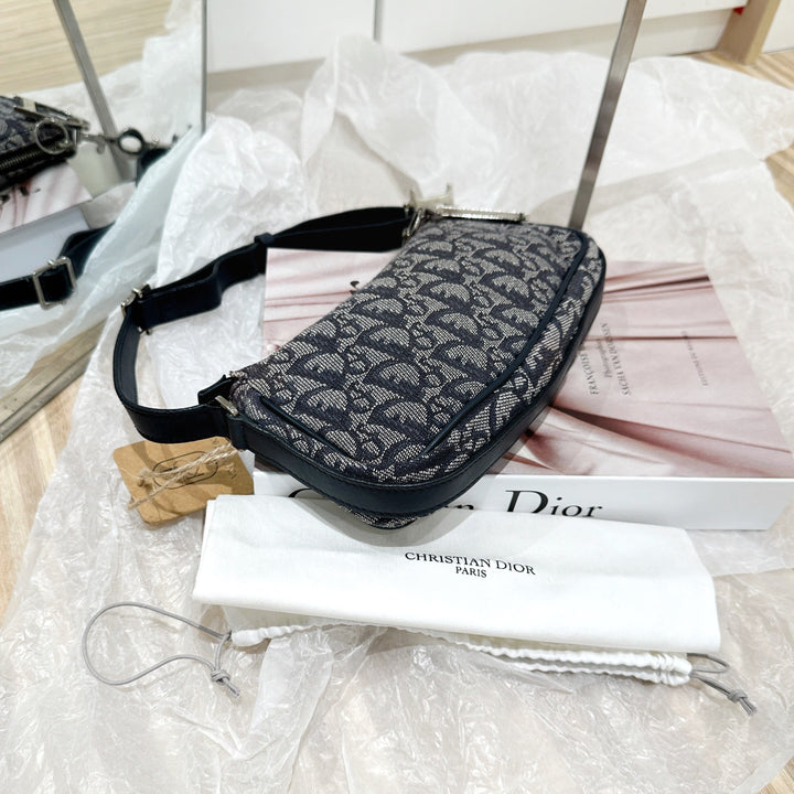 Dior vintage trotter shoulder bag