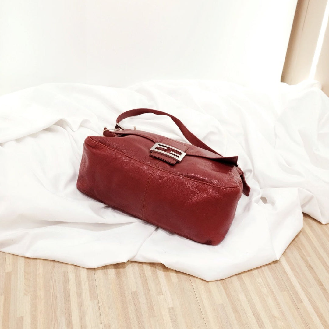 Fendi vintage leather baguette bag