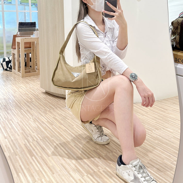 Prada tessuto shoulder bag