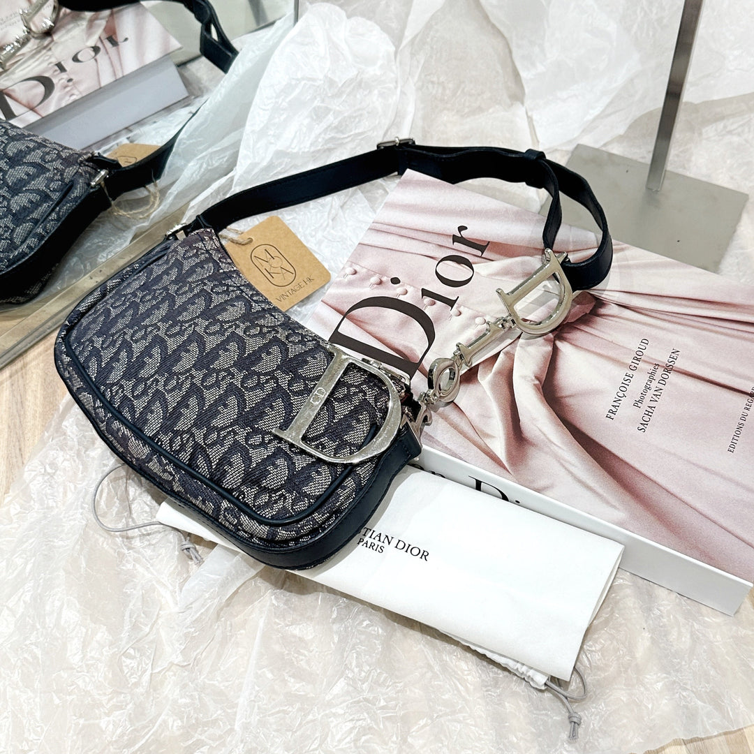 Dior vintage trotter shoulder bag