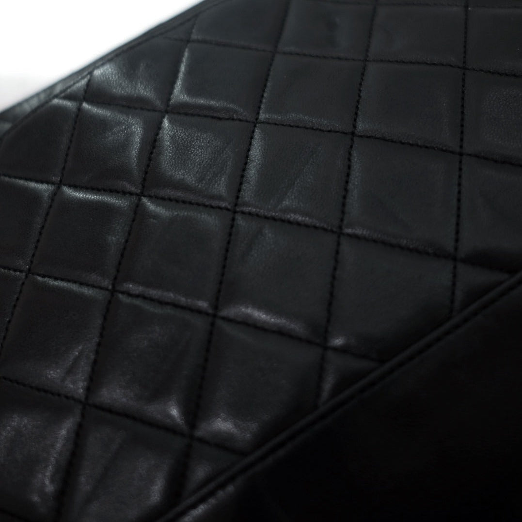 Chanel vintage lambskin tote bag