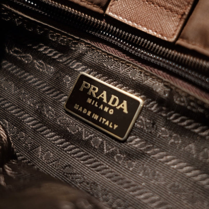 Prada vintage nylon chain bag