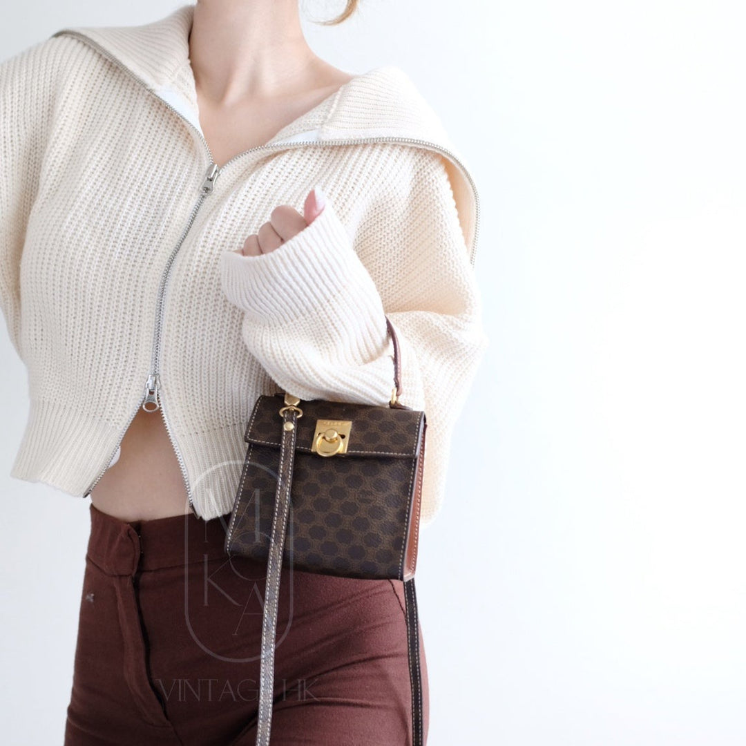 Celine Macadam Pattern 2way Mini Kelly
