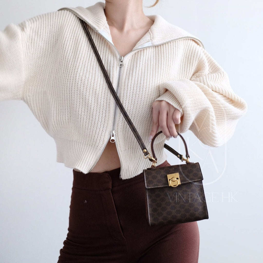 Celine Macadam Pattern 2way Mini Kelly