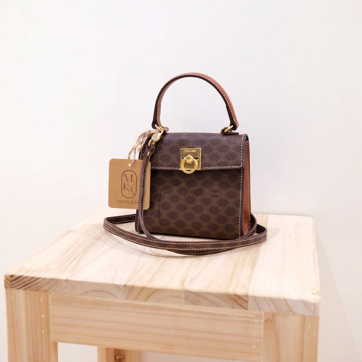 Celine Macadam Pattern 2way Mini Kelly