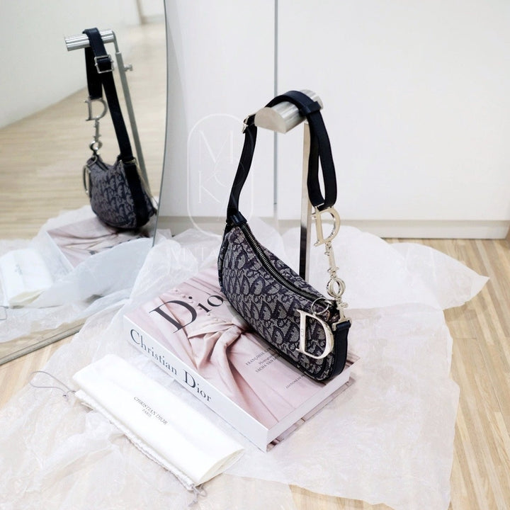 Dior vintage trotter shoulder bag