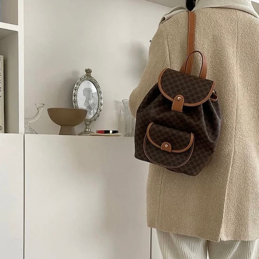 Celine vintage macadam backpack
