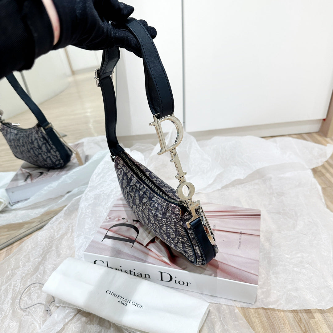 Dior vintage trotter shoulder bag