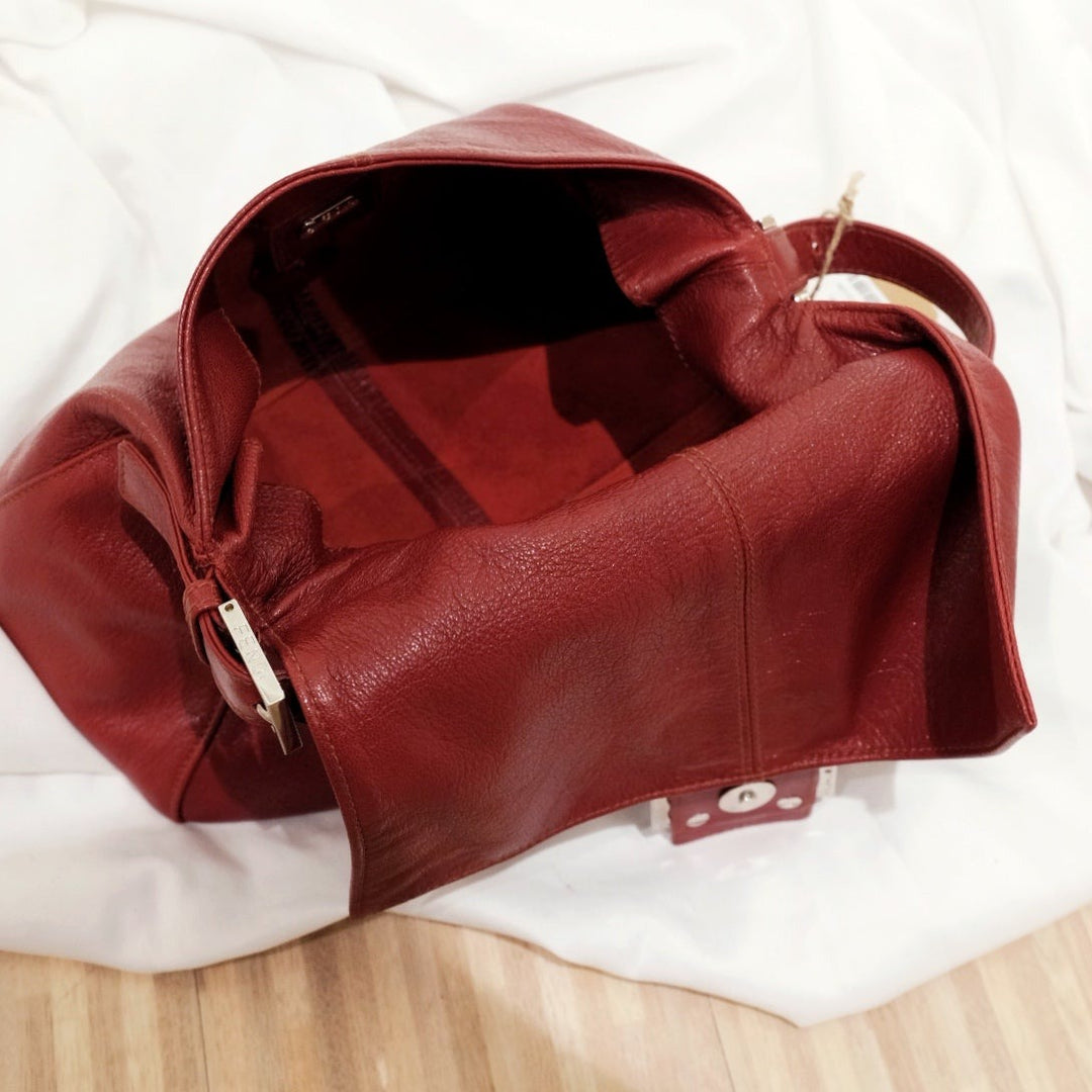 Fendi vintage leather baguette bag