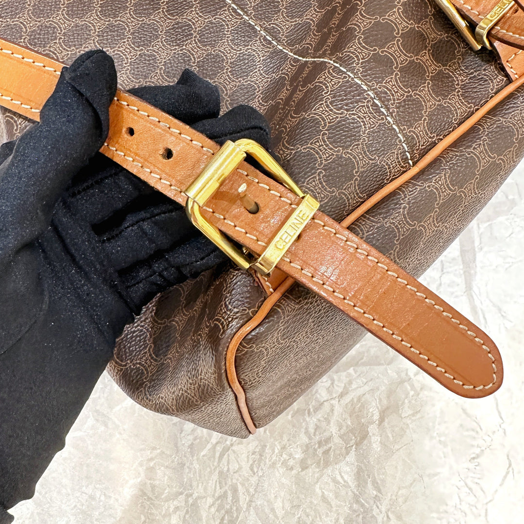 Celine vintage macadam backpack