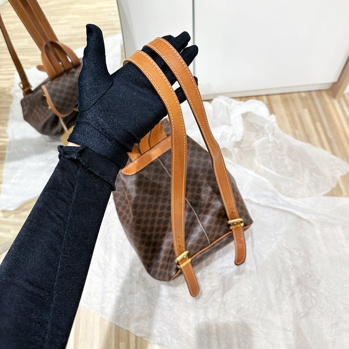 Celine vintage macadam backpack