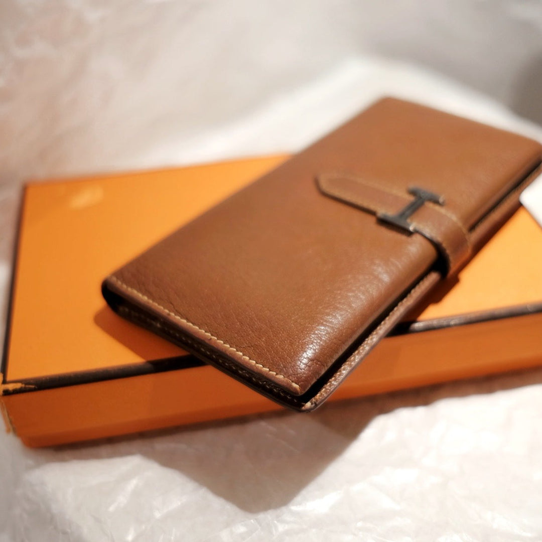 Hermes vintage long wallet