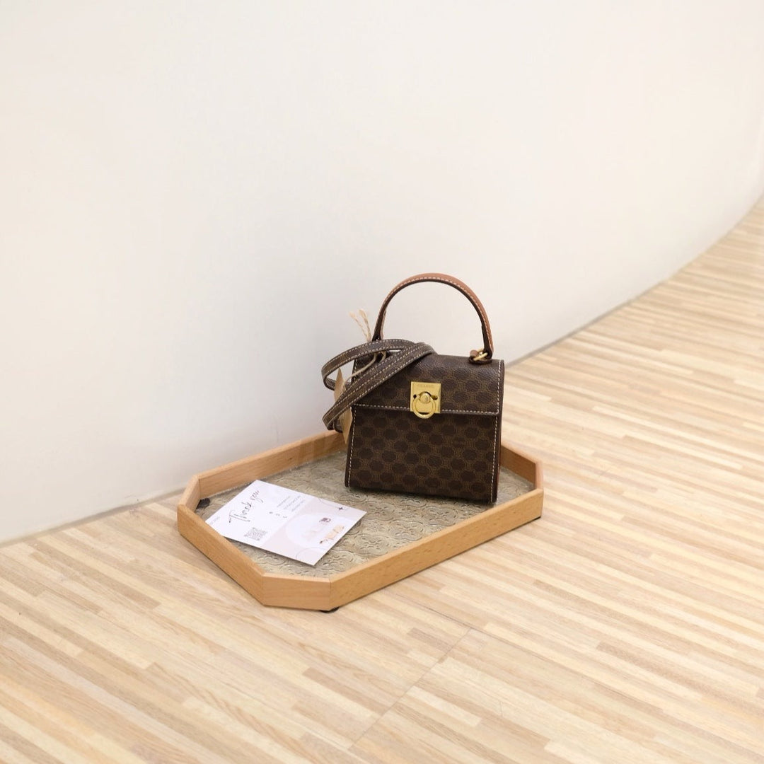 Celine Macadam Pattern 2way Mini Kelly