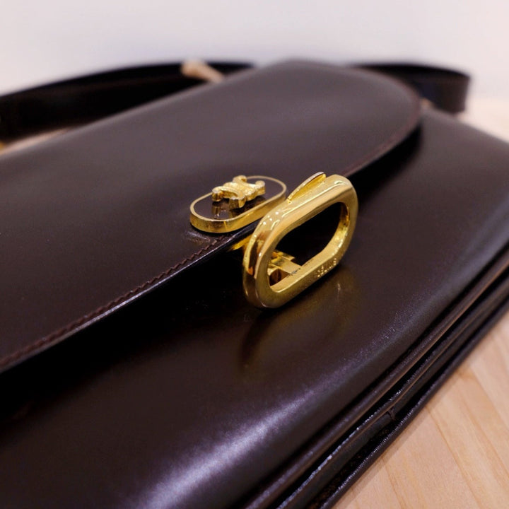 Celine Box Shoulder Bag (Brown)