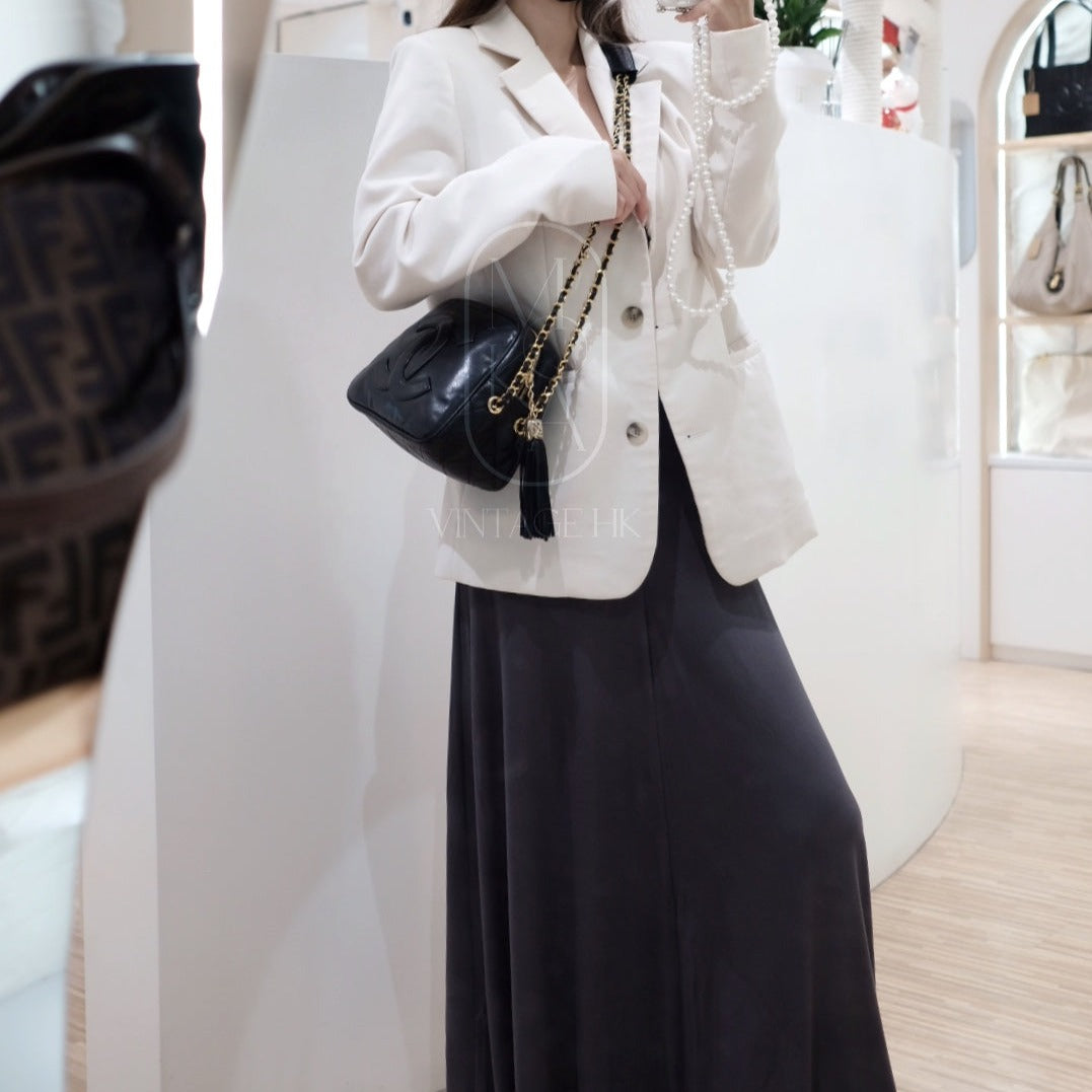 Chanel vintage camera chain bag